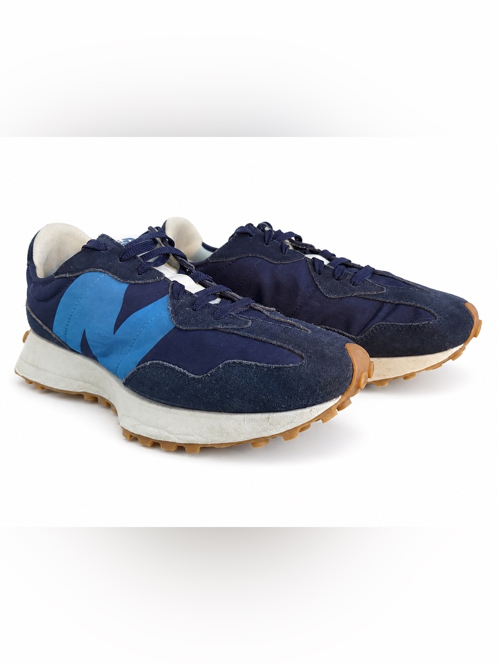 New Balance 327 Lagoon Men’s Size 12 Navy Blue Suede Sneakers MS327HL1